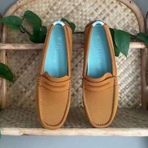 Rothy's The Driver Driving Loafer Slip On Flat Cognac Women's 9.5 US new